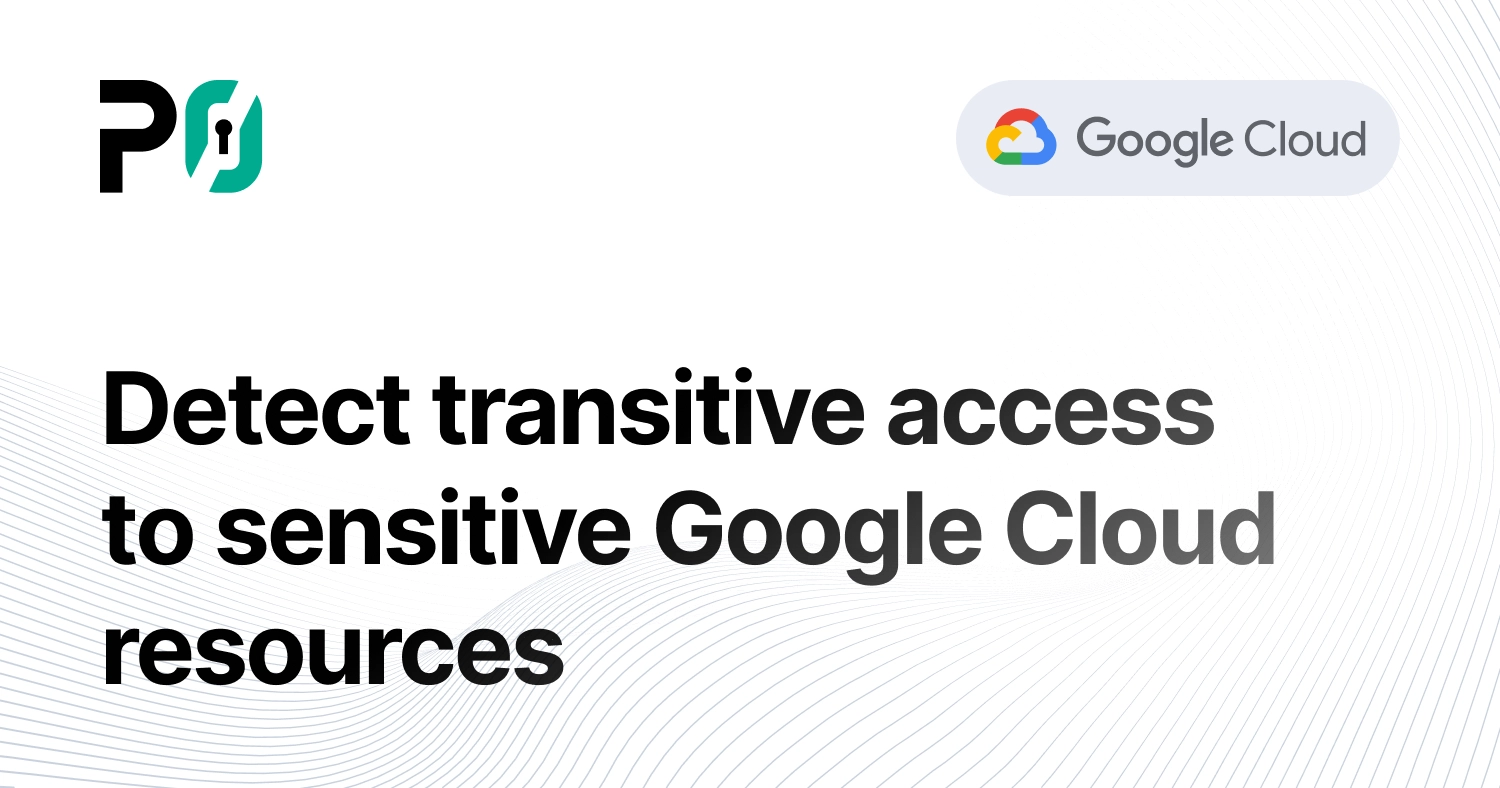 Detect transitive access to sensitive Google Cloud resources