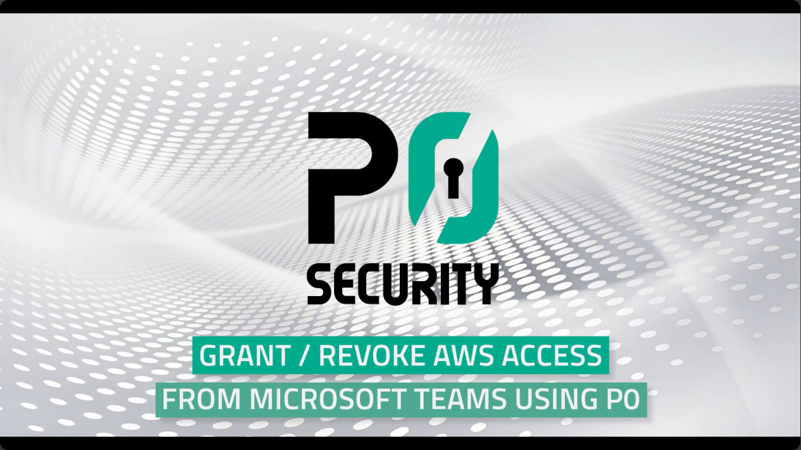 How to grant and revoke AWS access with Microsoft Teams