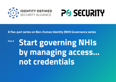 Start Governing NHIs by Managing Access, Not Credentials