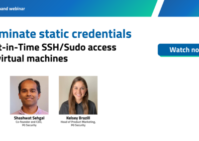 Eliminate static SSH keys and standing access to your servers