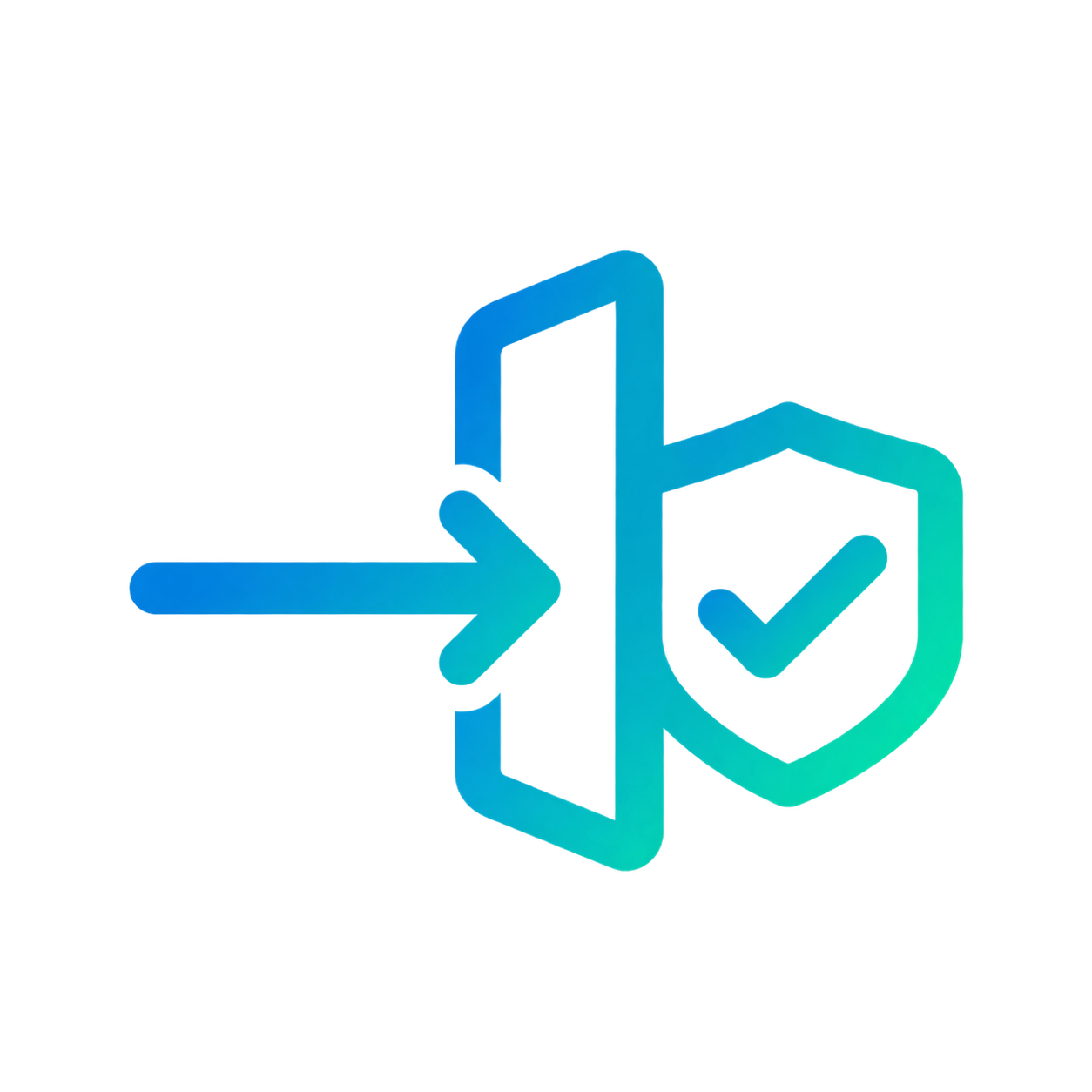Action-level enforcement Lock icon gradient