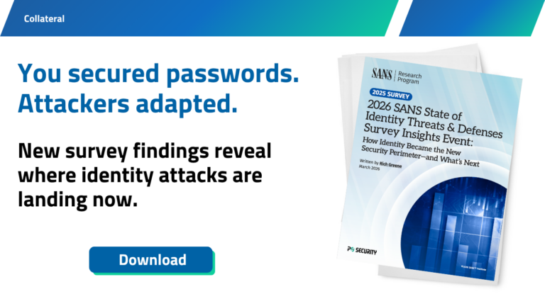 2026 SANS State of identity threats and defenses survey insights